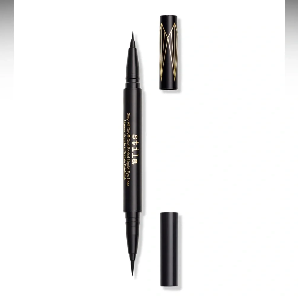 Stila Stay All Day DualEnded Waterproof Liquid Eyeliner Intense Black New in Box